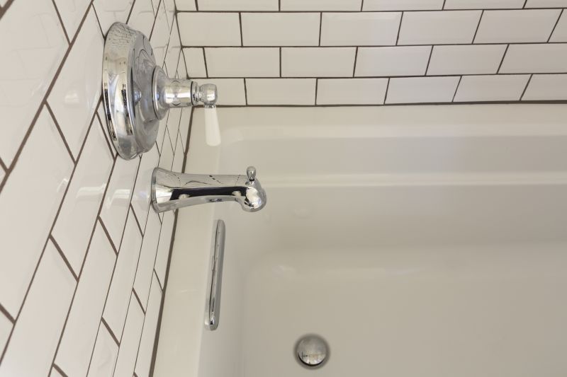 Refinished Bathtub in Bright Bathroom